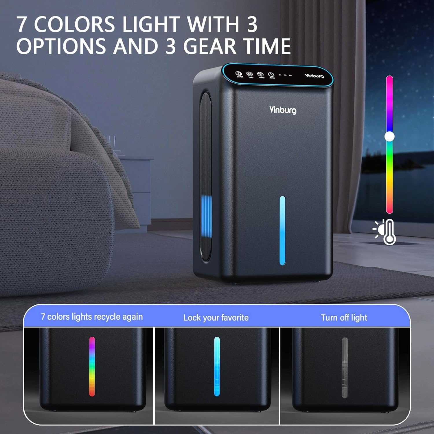 Thumbnail 5 de Dehumidifier for Basement 85 OZ — Quiet Home Dehumidifier 🏠
