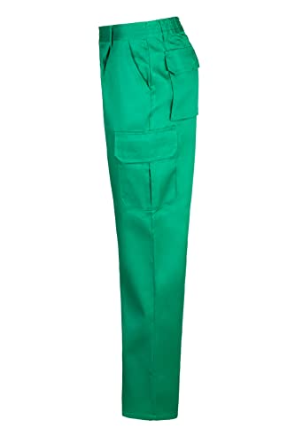 Detalle 2 de VELILLA 345 pantalón multibolsillos verde, talla 50 y cintura elástica