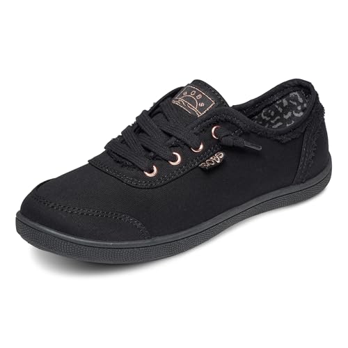 Detalle de Skechers Women's Bobs B Cute Trainer (Black, 6 UK) – Everyday Slip-On Comfort