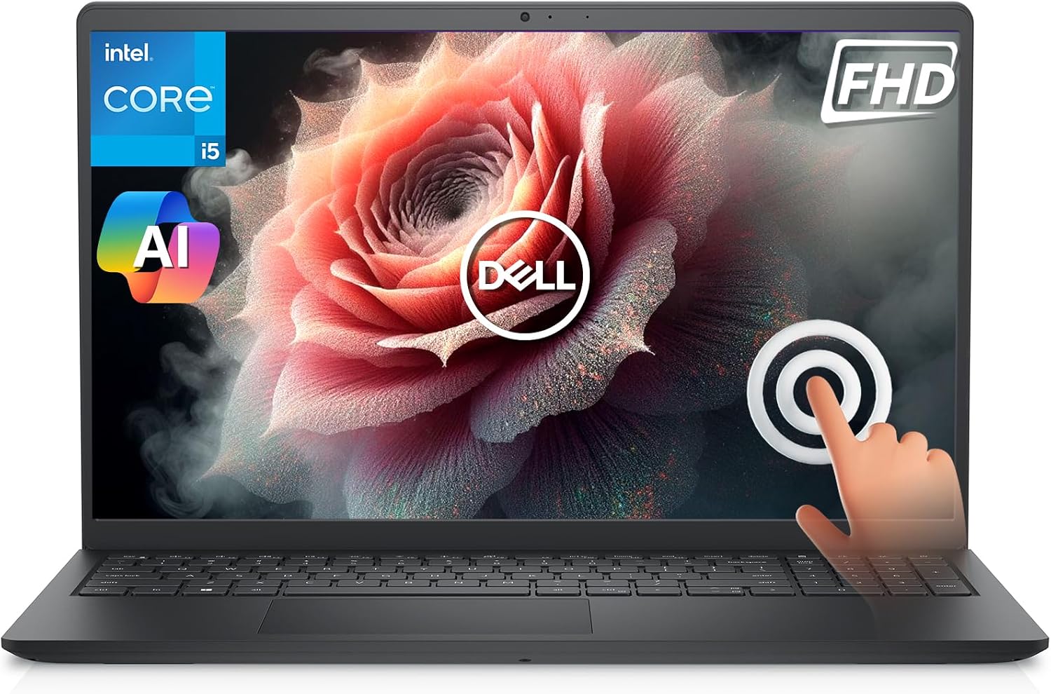 Detalle de Dell Touchscreen Laptop, 15.6-Inch