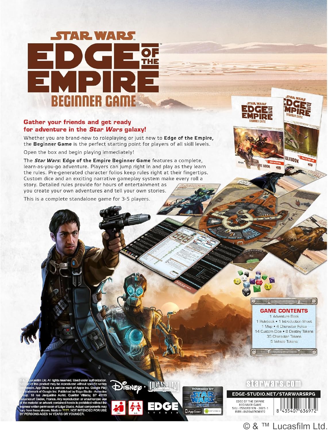 Thumbnail 2 de Star Wars Edge of the Empire: Beginner Game — Learn-As-You-Go Galactic RPG for 3–5 Players