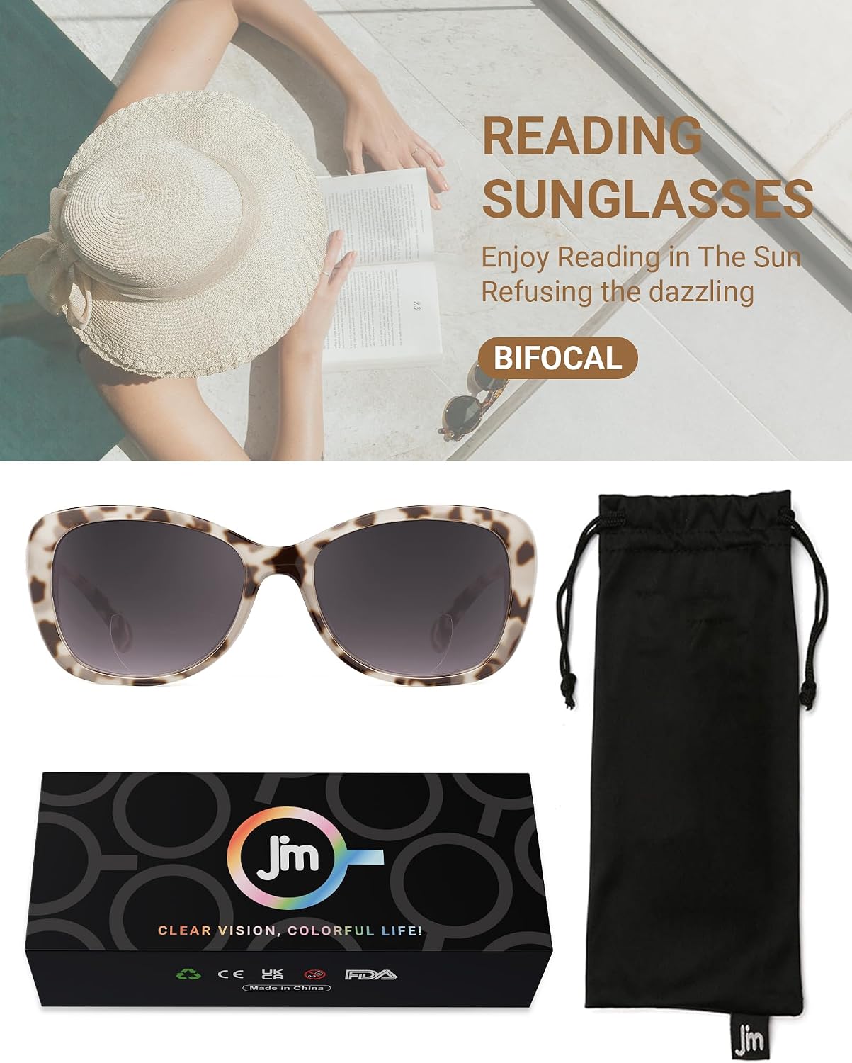 Thumbnail 5 de JM Women's Bifocal Reading Sunglasses
