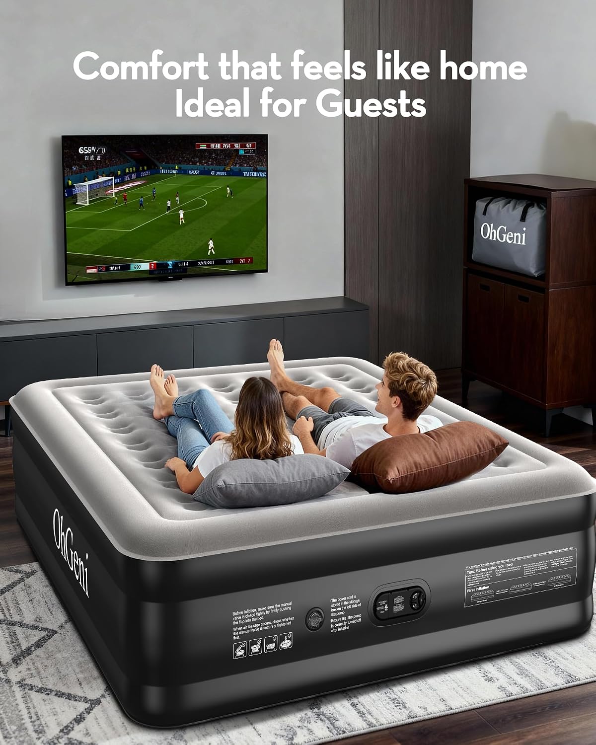 Detalle 1 de OhGeni 20" Cal King Air Mattress
