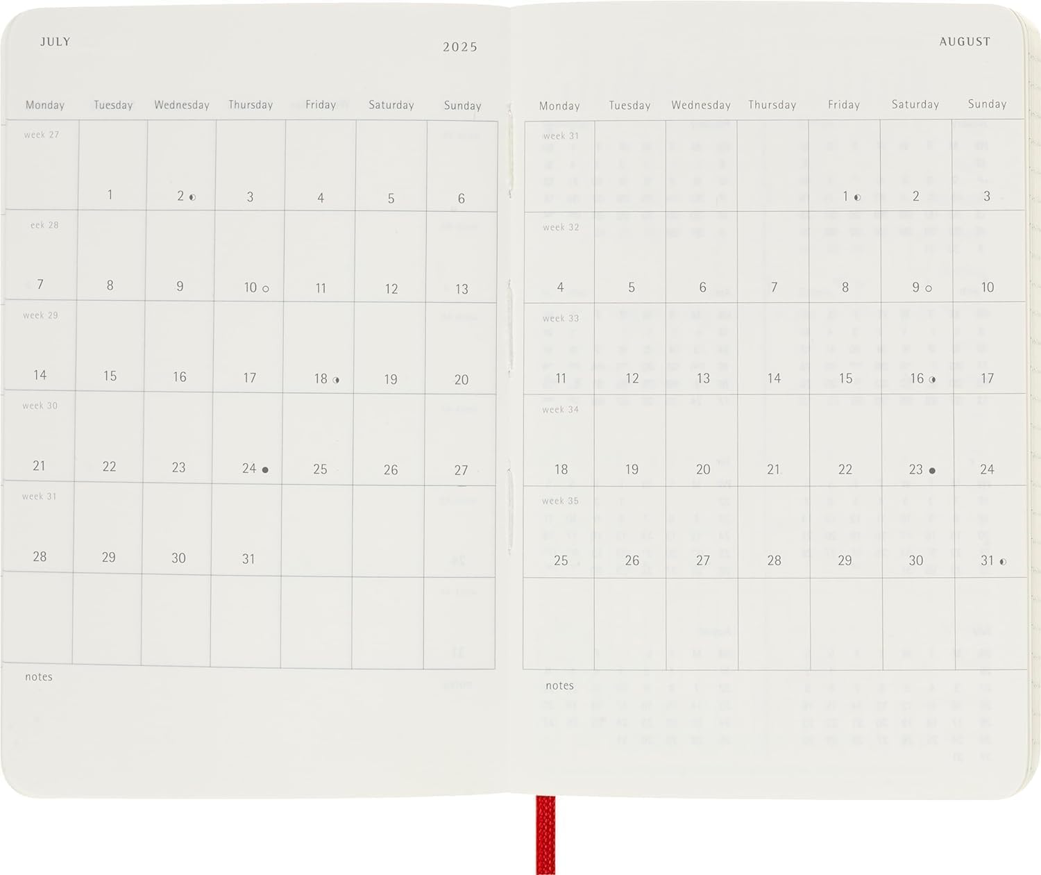 Thumbnail 5 de Moleskine Daily Planner 12 Monate 2025 Tagesplaner
