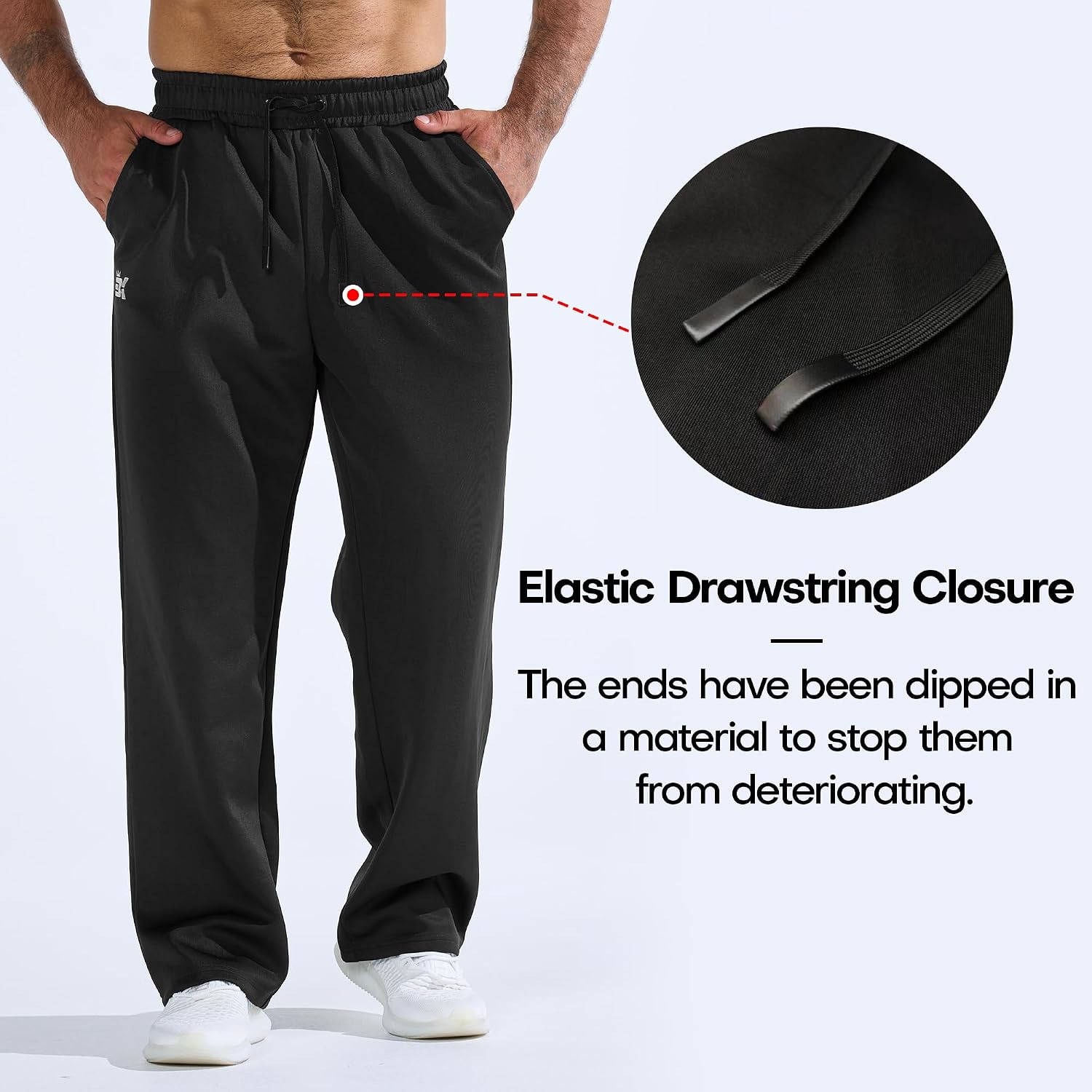 Thumbnail 5 de BROKIG Mens Oversized Gym Tracksuit Bottoms