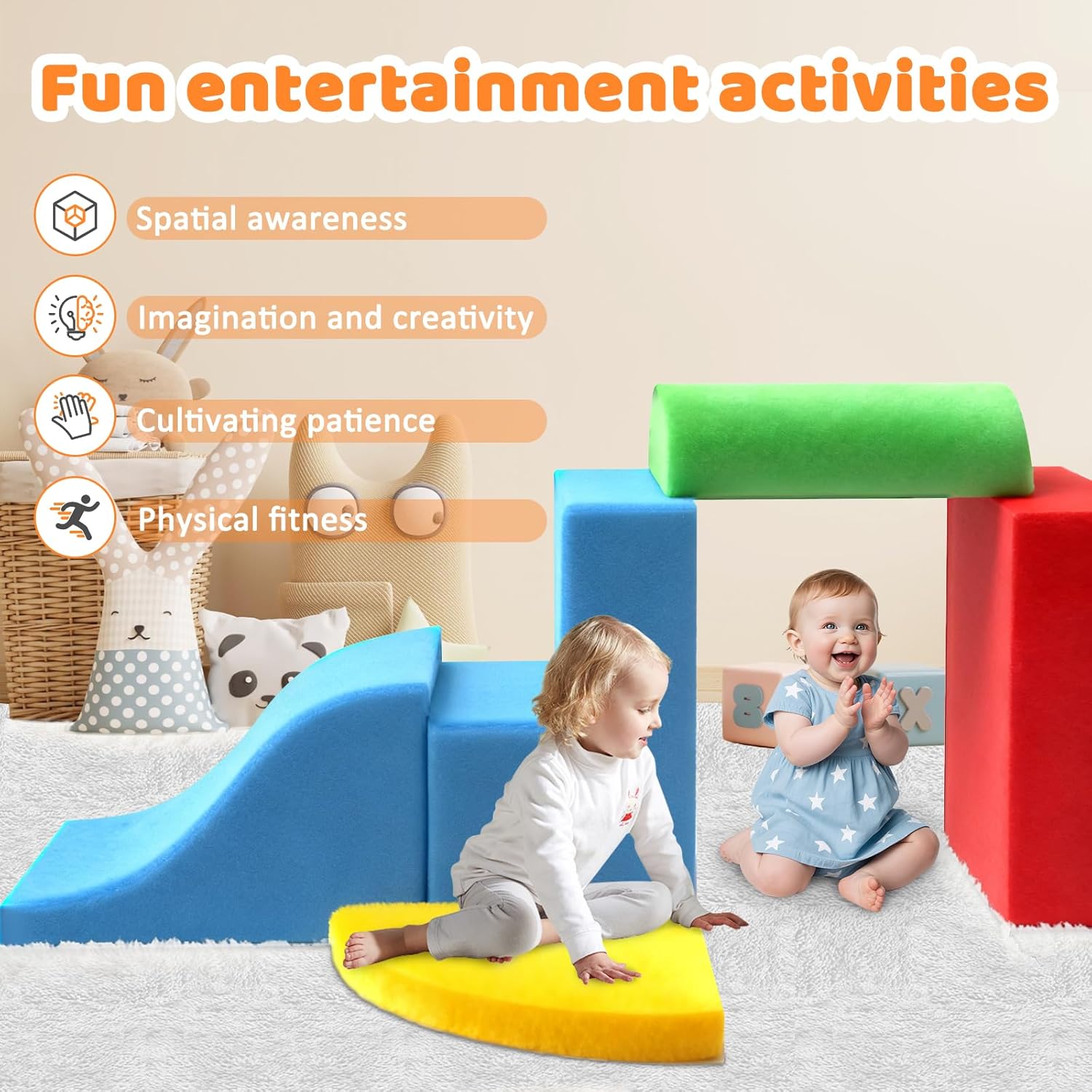 Thumbnail 2 de JWPEHOE 7-Piece Toddler Foam Climbing Toys for Indoor Play