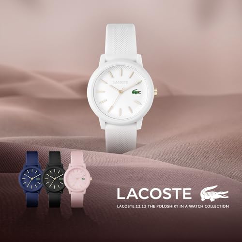 Thumbnail 4 de Reloj Lacoste Analógico de Cuarzo para Mujer – Colección LACOSTE.12.12, Correa Blanca de Silicona, 38 mm
