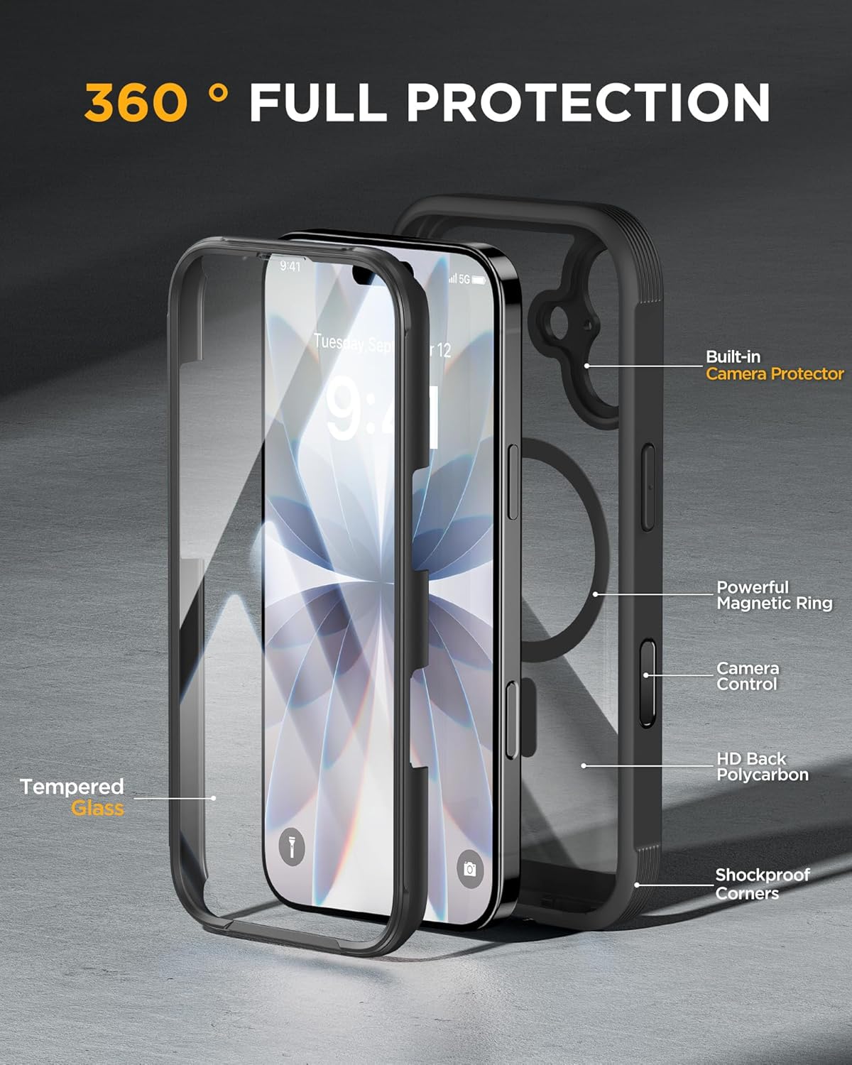 Detalle 2 de Miracase iPhone 17 6.3" Protective Case