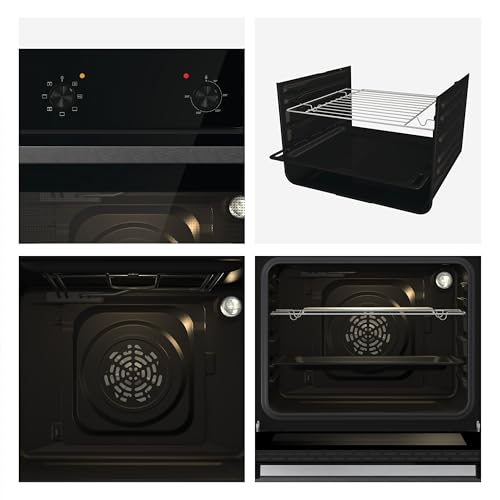 Thumbnail 2 de Hisense BI62020ABGUK Built-in 60L Electric Single Oven (Black)
