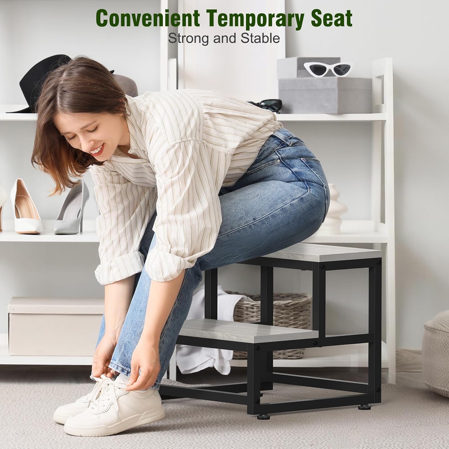 Thumbnail 5 de LIANTRAL Heavy Duty 2 Step Stool