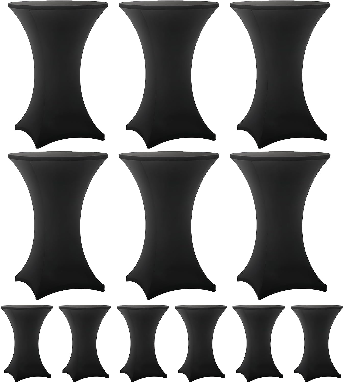 Detalle de Lemict Cocktail Table Covers, 12-Pack