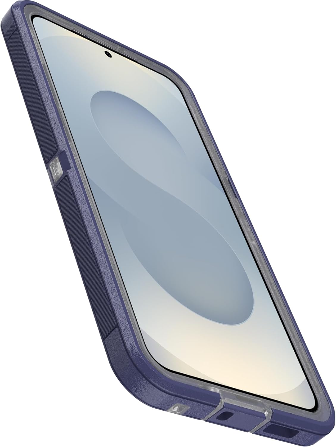 Detalle de OtterBox Defender Series XT Clear con Magneti per Samsung Galaxy S25 – 7x MIL-STD-810G, trasparente/viola