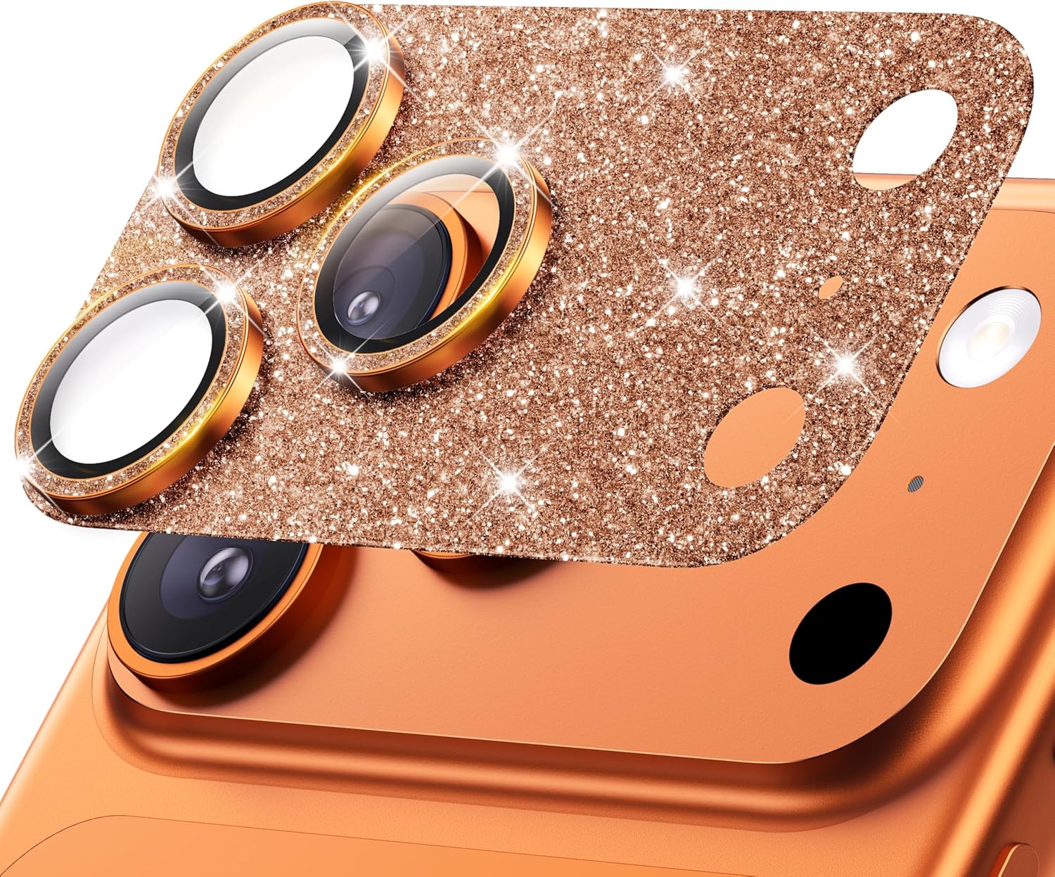 Thumbnail 6 de Hoerrye iPhone 17 Pro Max Camera Lens Protector — 12FT Shatterproof, 9H+ Tempered Glass, Full Coverage