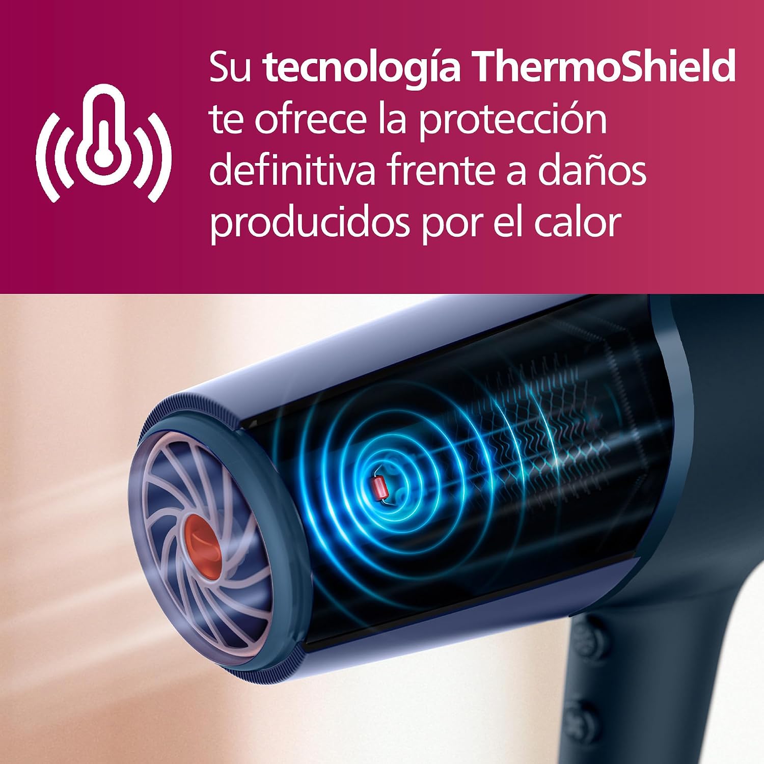 Thumbnail 1 de Philips BHD510/20 Secador Serie 5000 2300w con ThermoShield