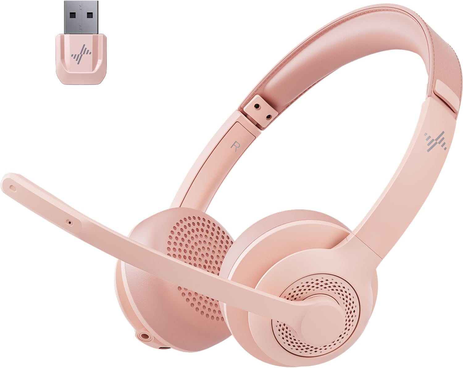 Thumbnail 6 de JIAMQISHI EH02U Wireless Headset with AI Noise Cancelling Microphone and Bluetooth 5.2