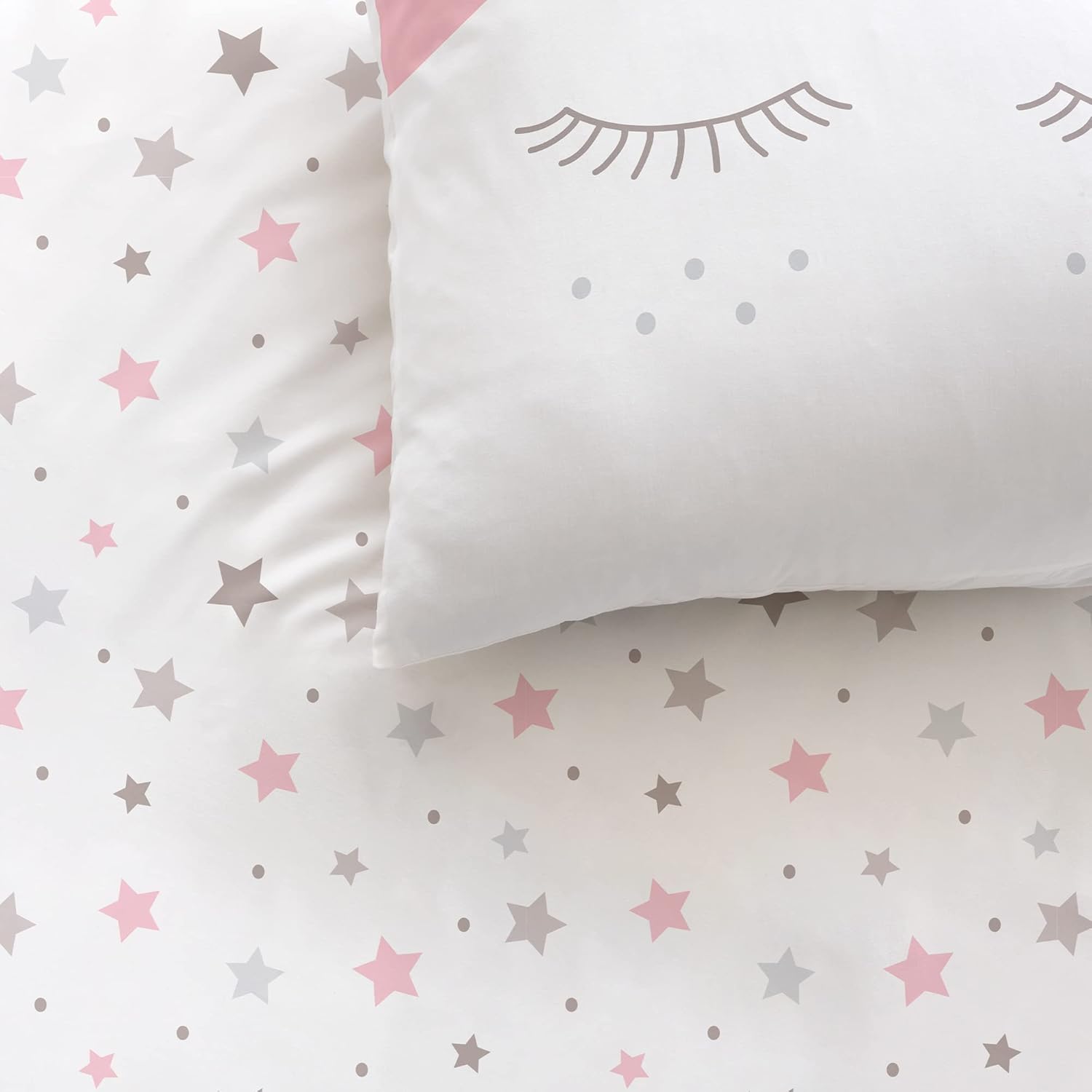 Thumbnail 1 de Parure de lit fille 140x200 Sweet Dreams par MATT & ROSE – coton 100% et motifs réversibles