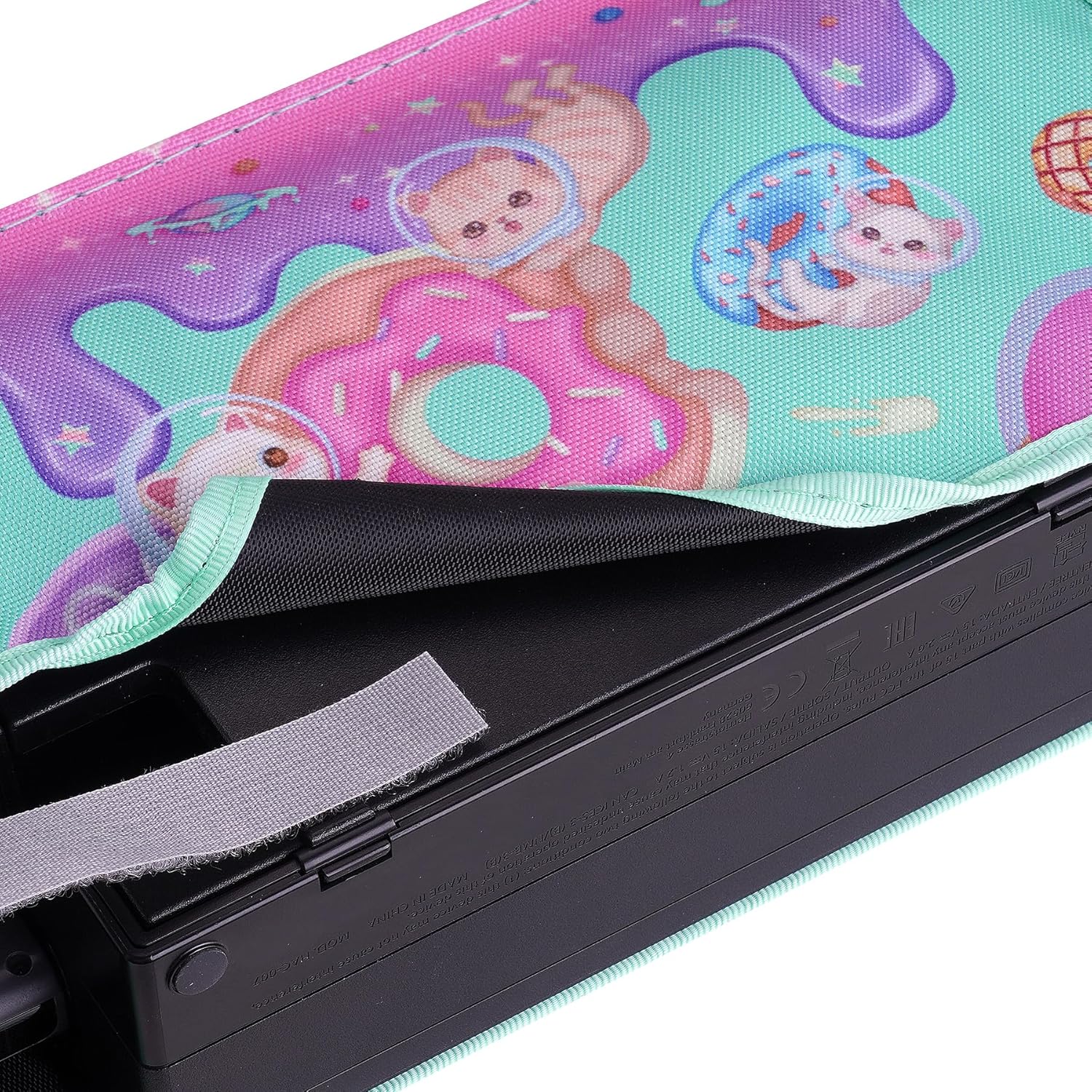 Thumbnail 6 de playvital Nylon Dust Cover for Nintendo Switch & Switch OLED Charging Dock – Donut Odyssey