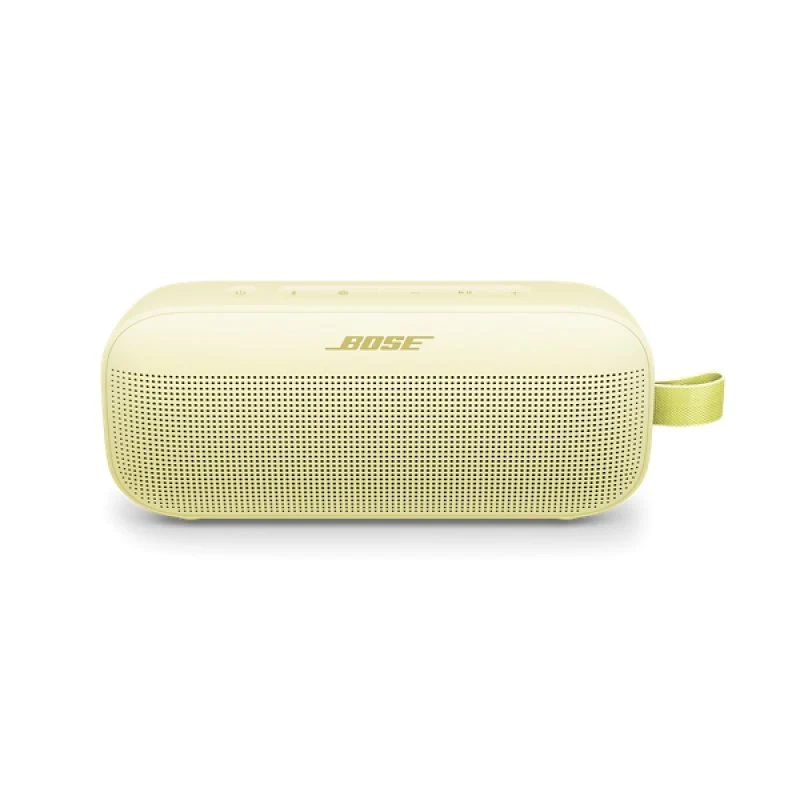 Detalle de Bose SoundLink Flex 2a Generación altavoz portátil amarillo