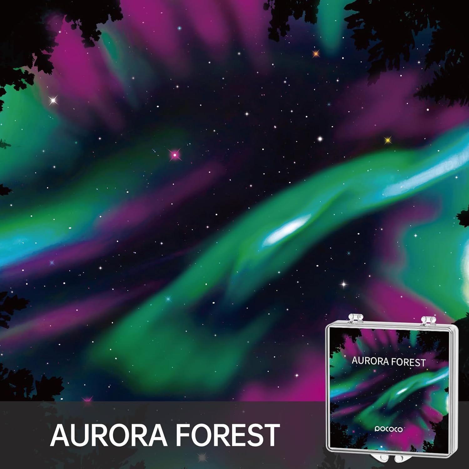 Detalle 2 de Aurora & Tiefsee Scheiben für POCOCO Galaxy Projektor 5K Ultra HD