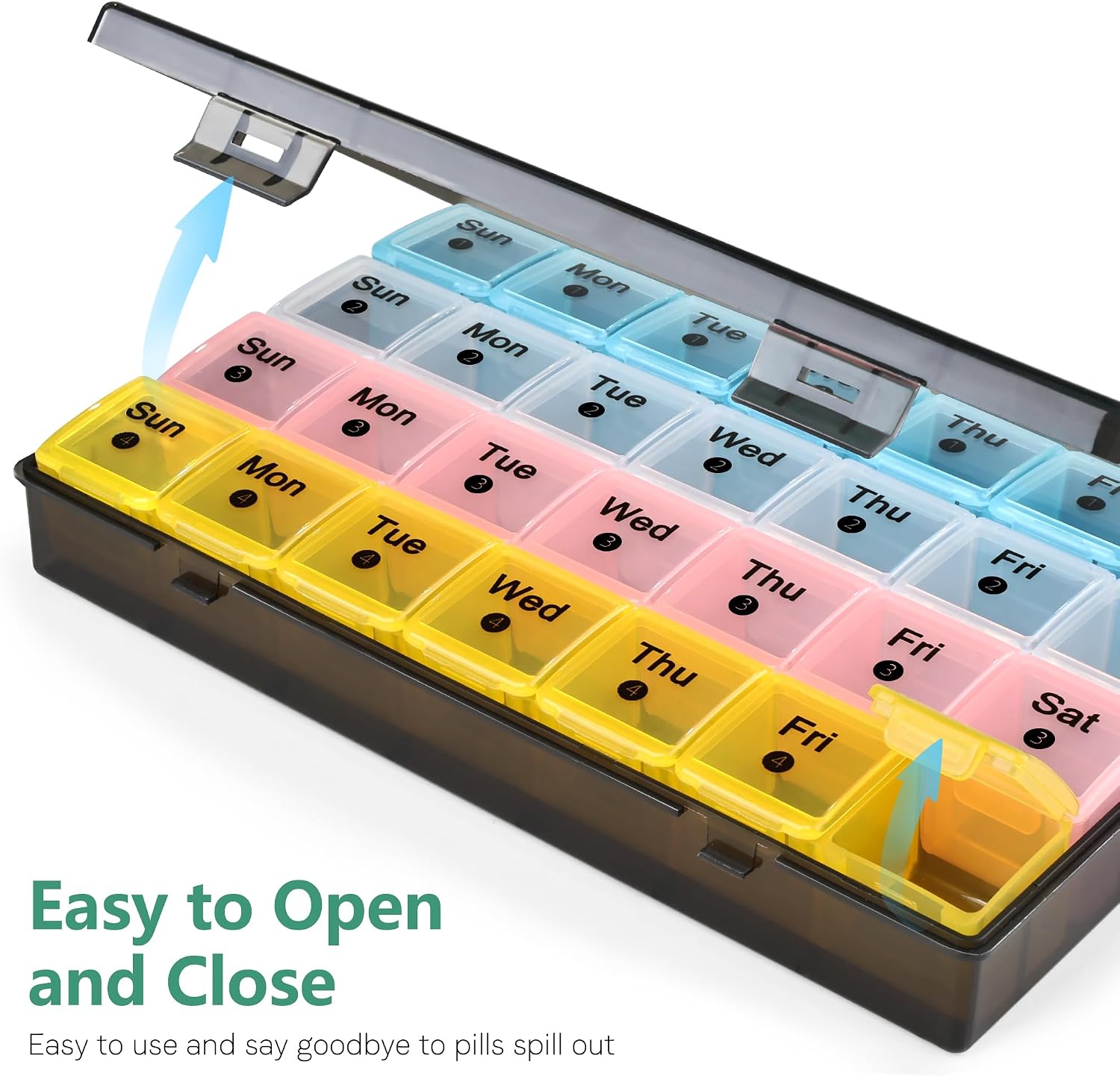 Thumbnail 5 de FHORAIN Monthly Pill Organiser XL 28 Day