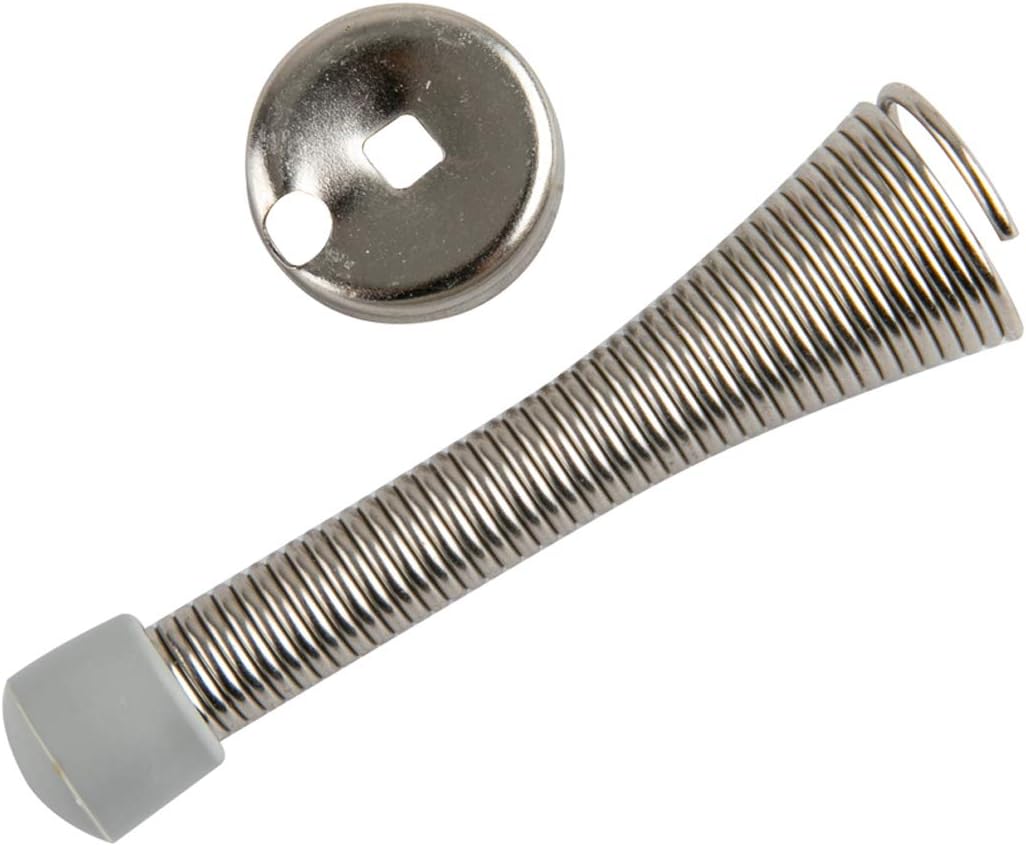 Thumbnail 1 de Amazon Basics Spring Door Stop, 12-Pack, Brushed Nickel