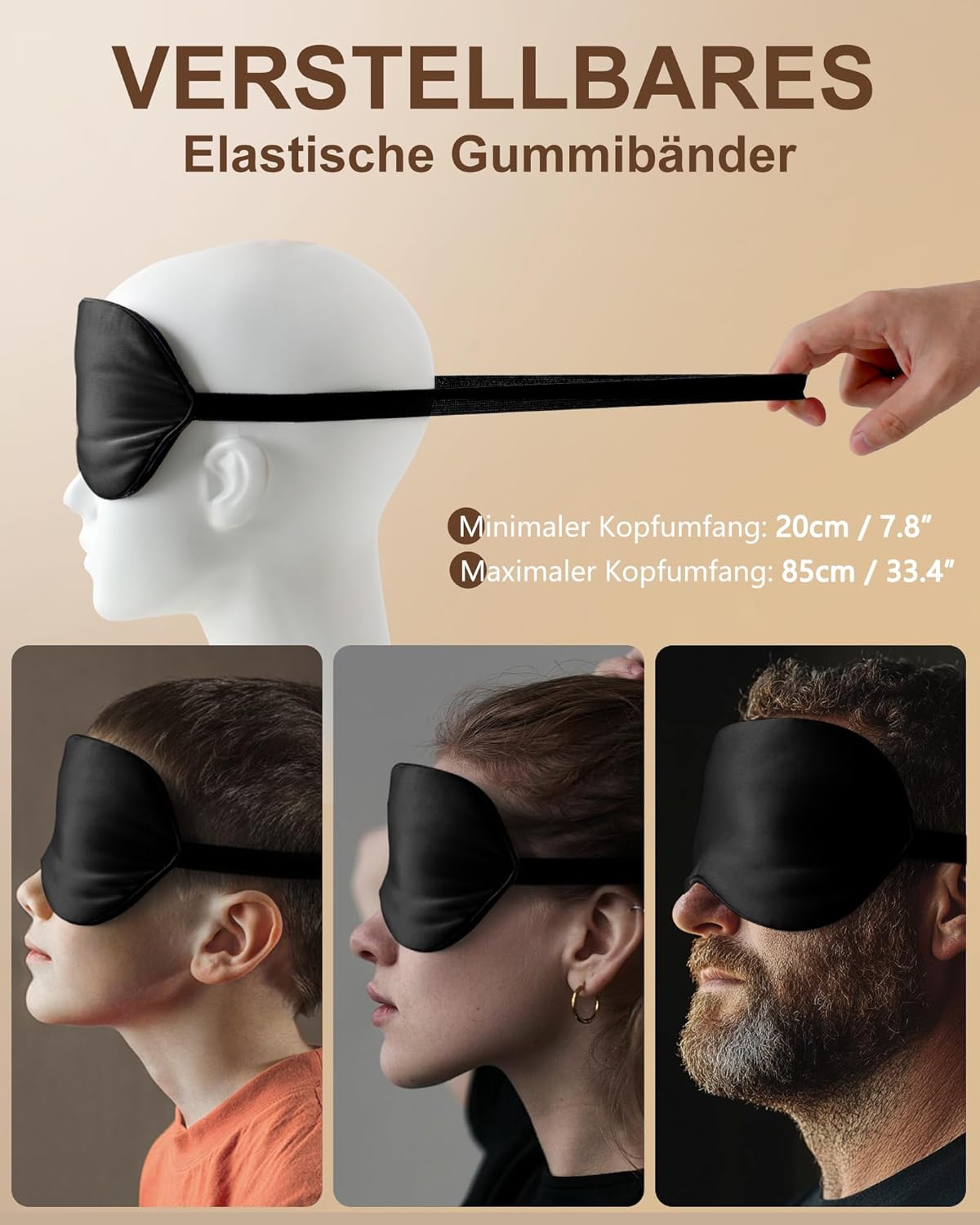 Thumbnail 5 de Aosun Schlafmaske Seide 22MM