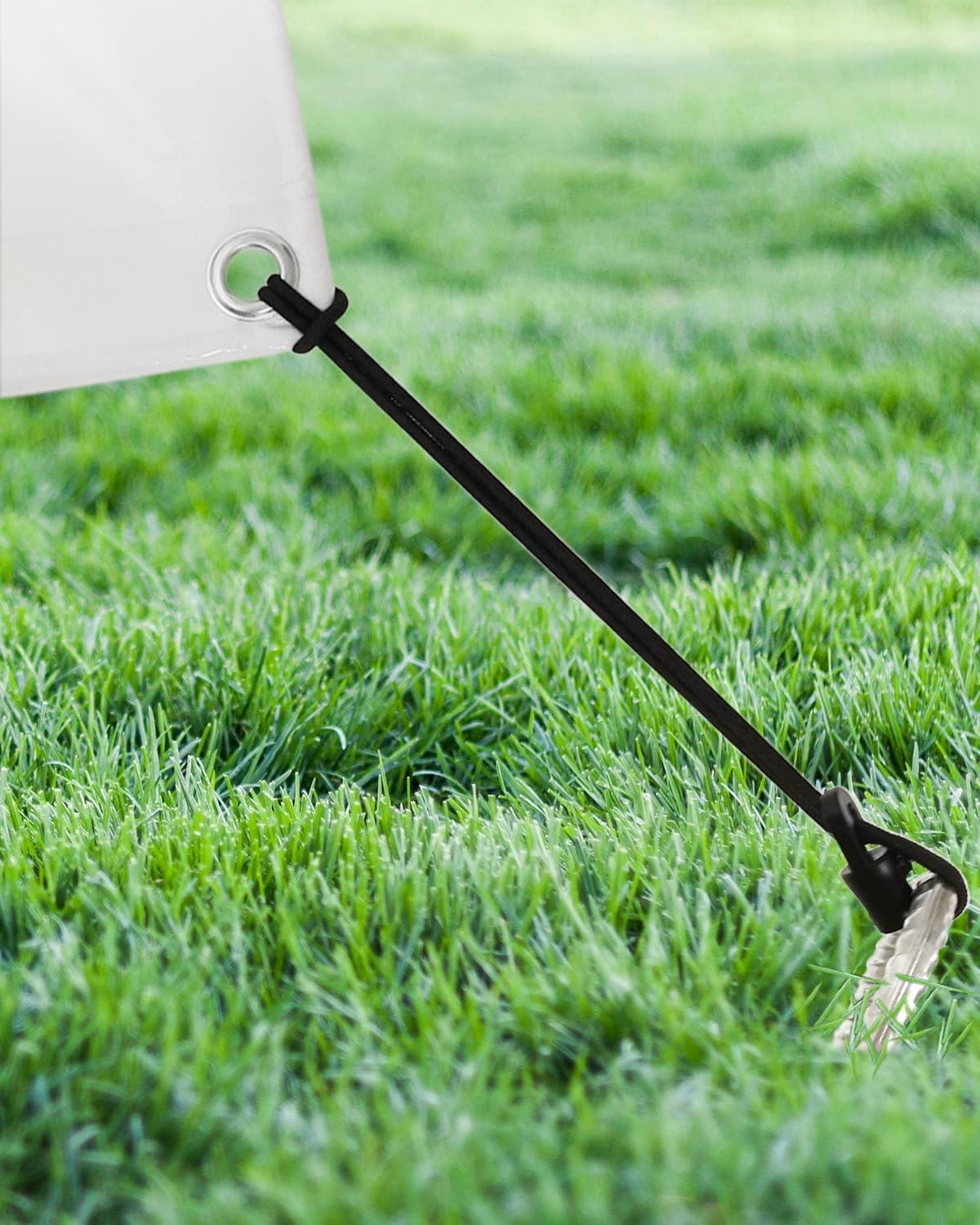 Thumbnail 3 de BINCKIN Spanngummi mit Haken, 25 cm (25 Stück) – Gummispanner für Planen, Netze und Camping