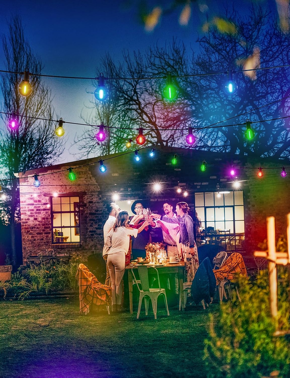 Detalle 2 de ZOTOYI Lampadine LED G40 Accessorio Multicolore per Luci a Sfera – 30 pezzi, IP65, plastica infrangibile