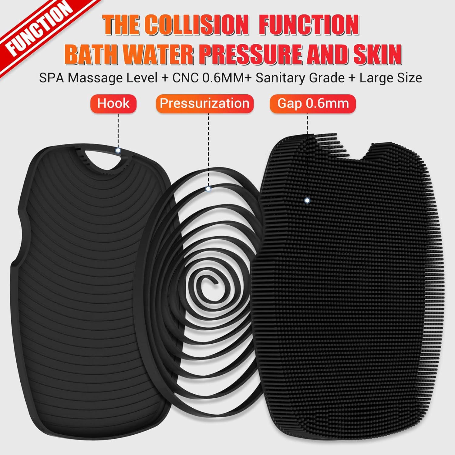 Thumbnail 5 de Canroom Silicone Body Scrubber 360° Handle