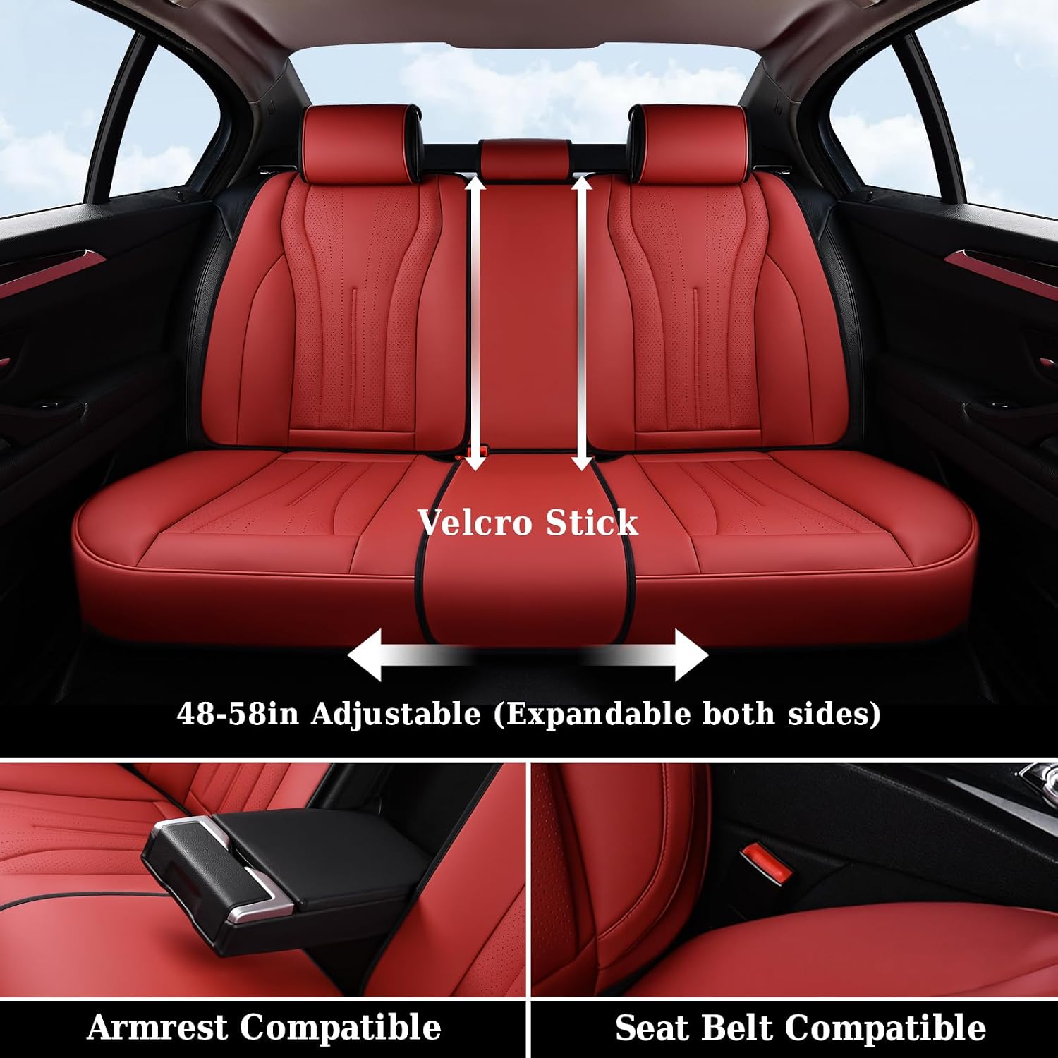 Detalle de Coverado Car Seat Covers Red