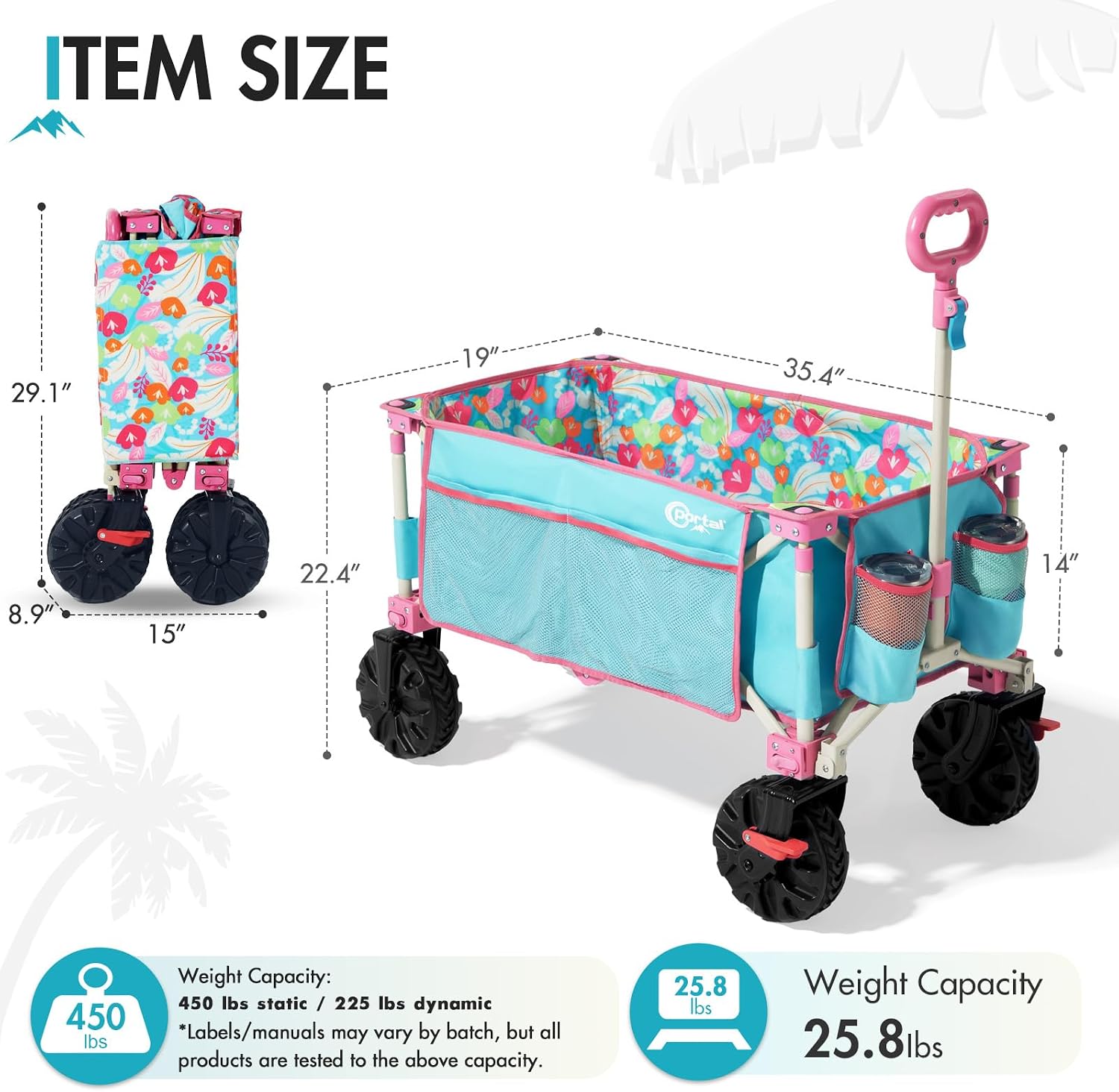 Thumbnail 5 de Portal Folding Wagon, 450-lb Capacity