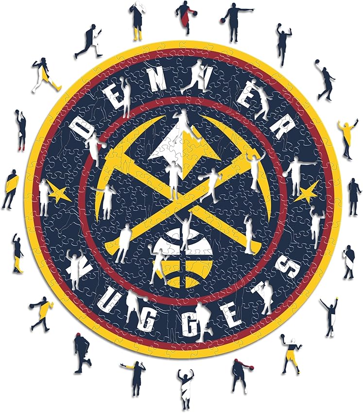 Detalle de Iconic Puzzles Denver Nuggets puzzle 270 piezas