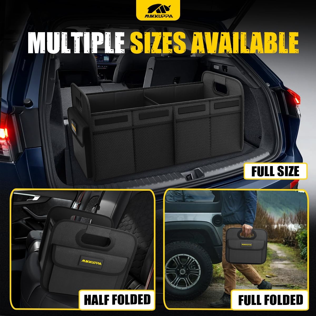Thumbnail 4 de MIKKUPPA Car Trunk Organizer 70L