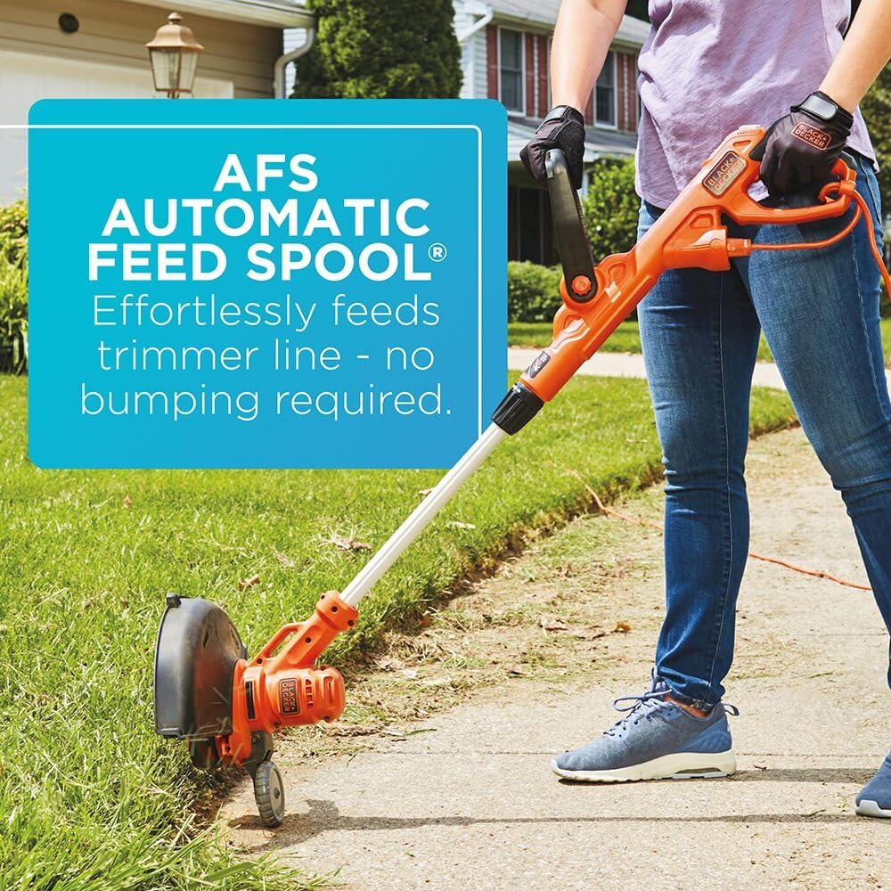 Thumbnail 3 de BLACK+DECKER BESTA510 Weed Wacker with Auto Feed (14-Inch 2-in-1 String Trimmer / Lawn Edger)