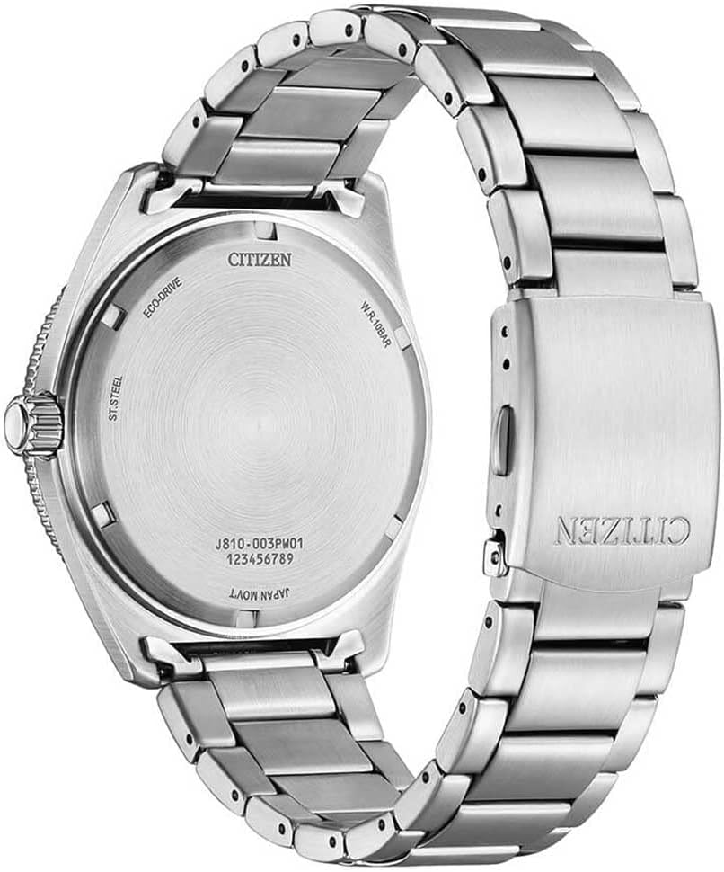Detalle de Citizen Eco‑Drive Reloj analógico acero