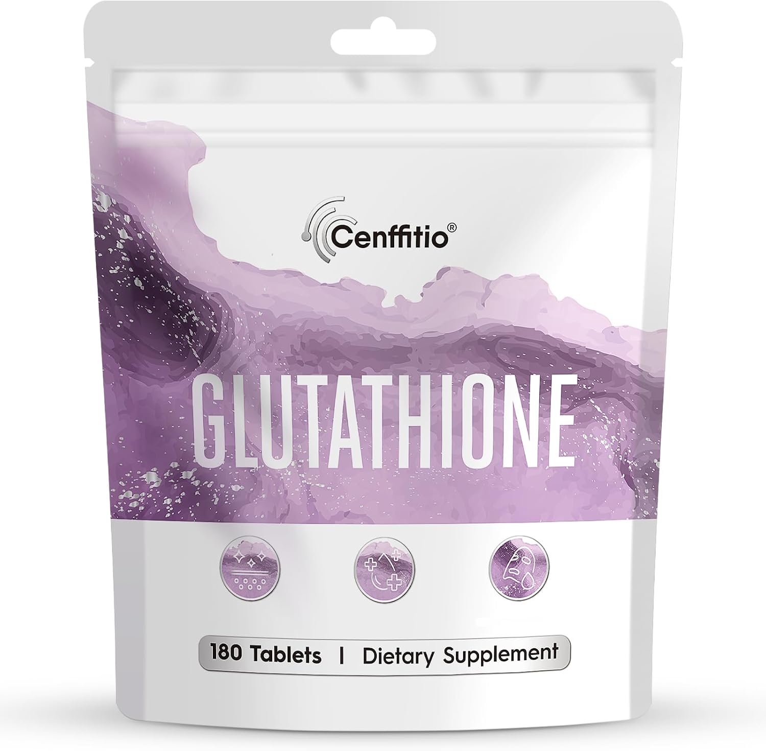 Detalle de Cenffitio Glutathione Supplement 180 Tablets