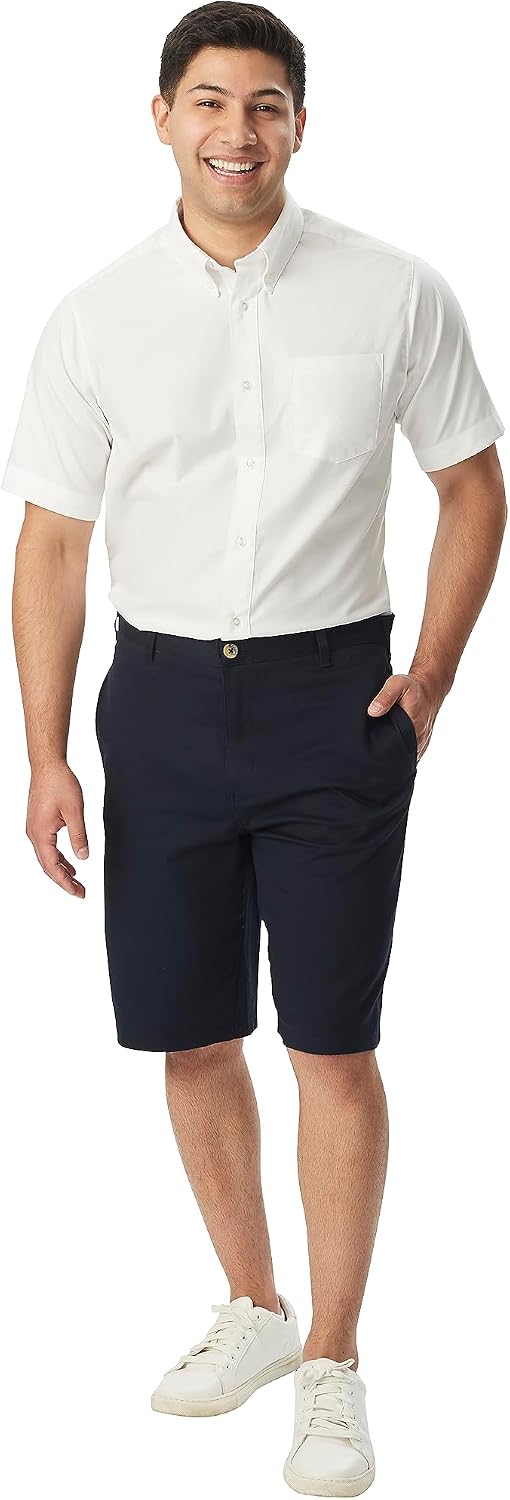 Detalle de Chemise boutonnée Classic à manches courtes pour garçons - French Toast