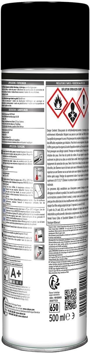Thumbnail 1 de Rubson Mousse Expansive White Teq – Mousse d'isolation thermique et phonique multi-matériaux, 500 ml