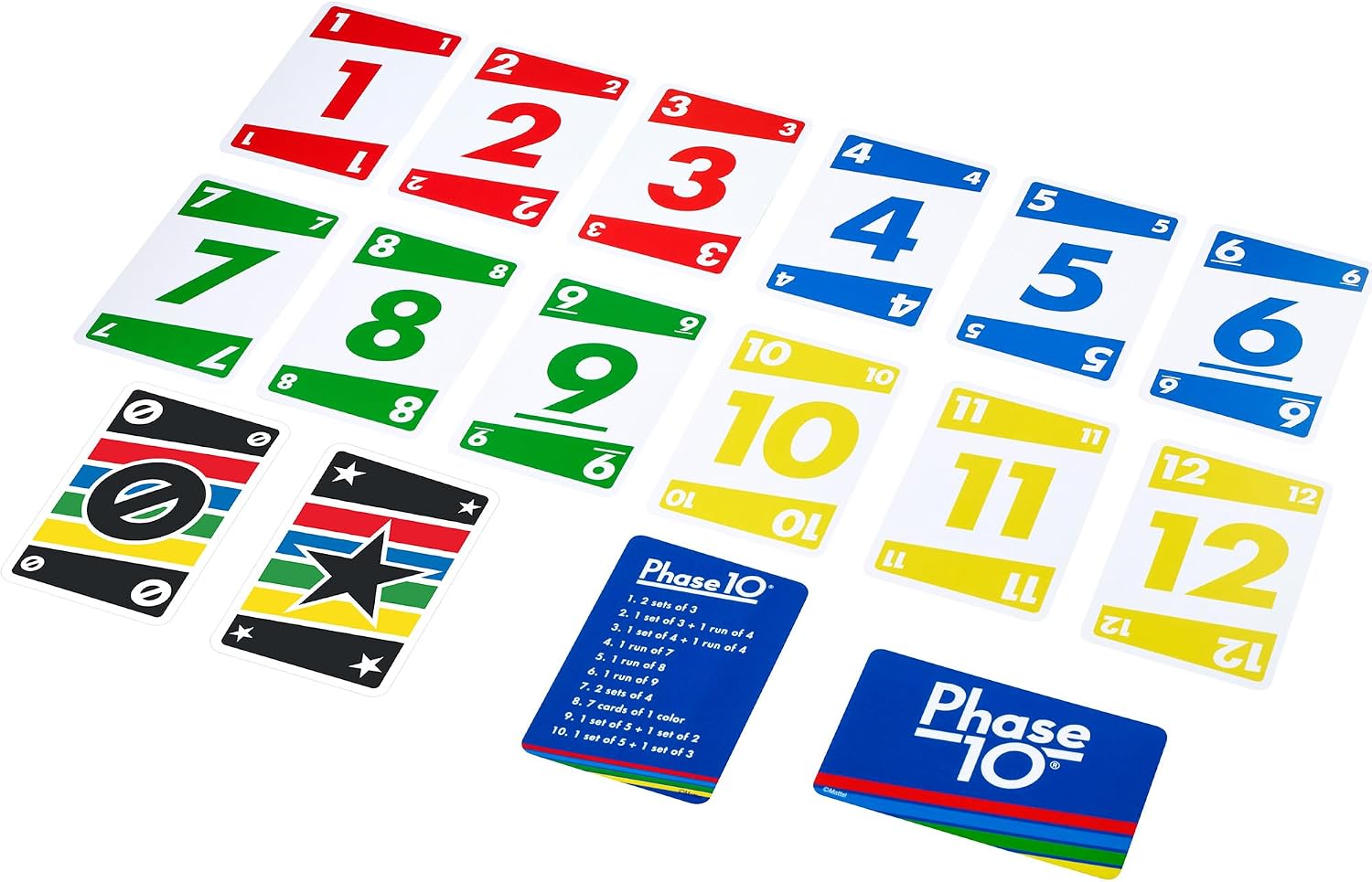 Thumbnail 6 de マテルゲーム フェーズ テン Phase 10 HCF91 カードゲーム 112枚・2〜6人用・7歳から