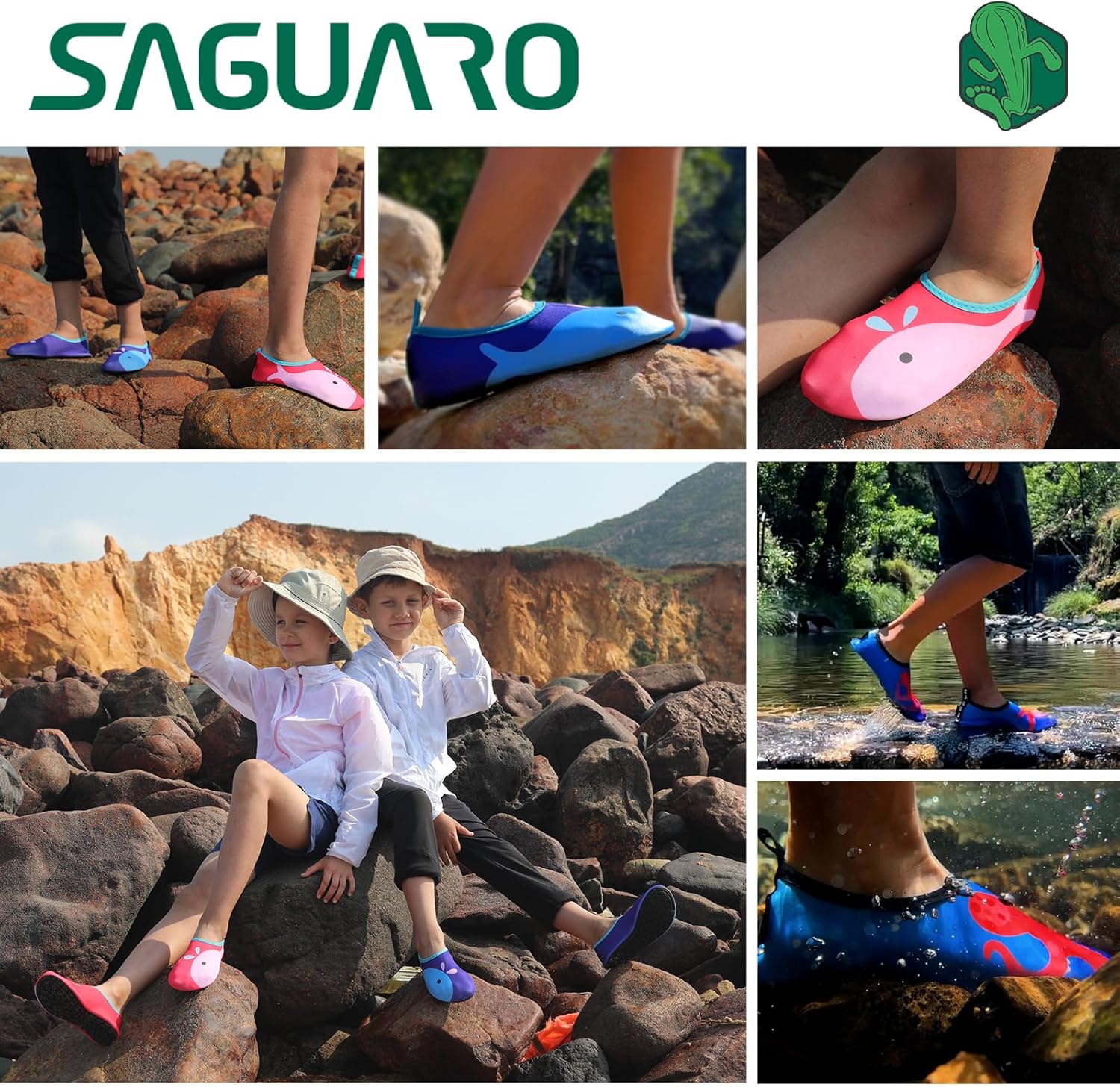 Thumbnail 1 de SAGUARO Scarpette da Scoglio – Scarpe da Sport Acquatici Unisex Bambino