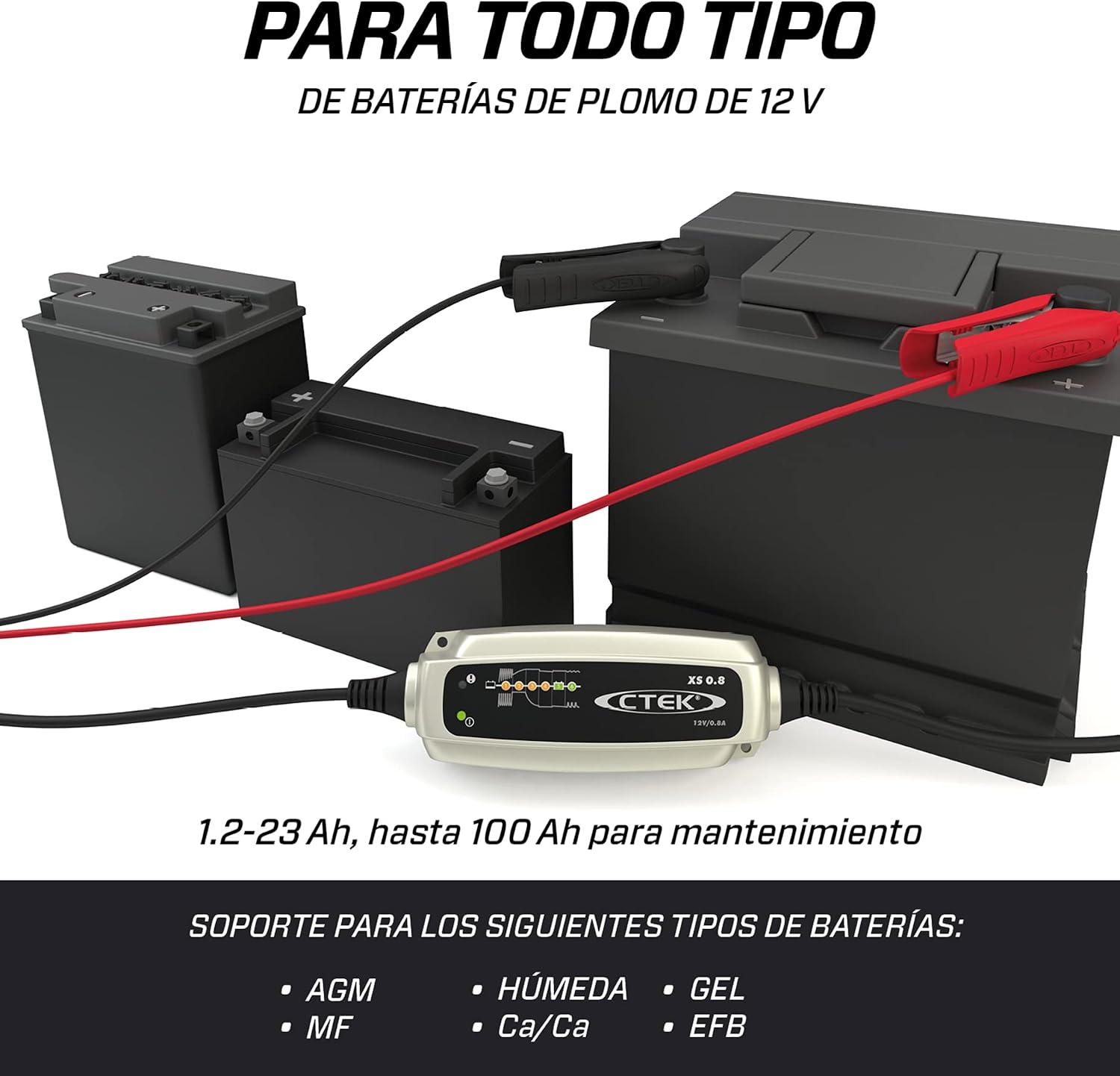 Thumbnail 3 de CTEK XS 0.8 Cargador batería 12V 0.8A