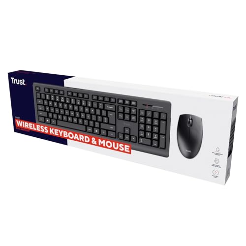 Thumbnail 11 de Trust Primo Set Tastiera e Mouse Wireless Italiano QWERTY Nero: efficienza, libertà e design affidabile