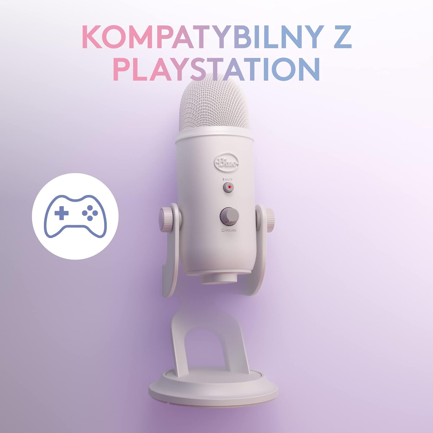 Thumbnail 6 de Logitech G for Creators 988-000533 Blue Yeti USB Gaming Microphone (Off White) – Aurora Streamlabs theme support