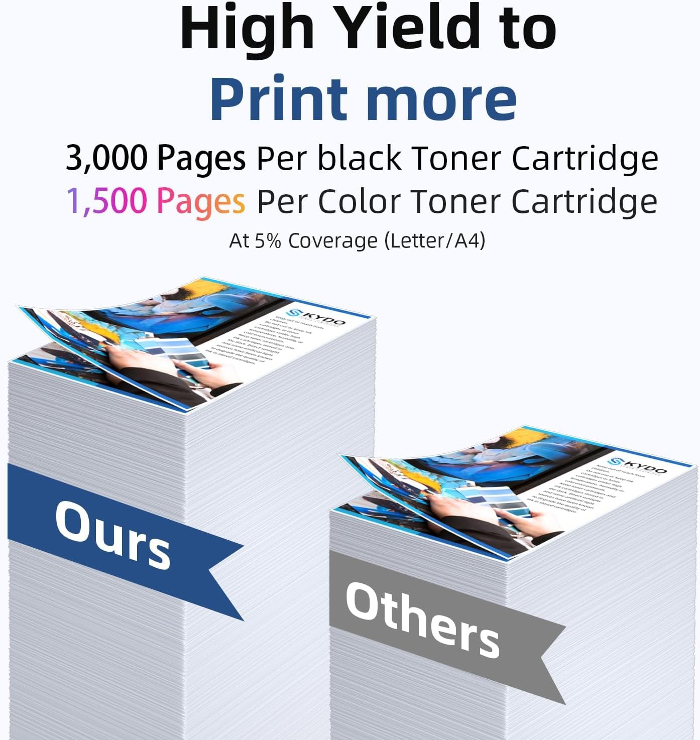 Detalle de Skydo LC406-4P Ink Cartridge 4-Pack for Compatible Brother Printers