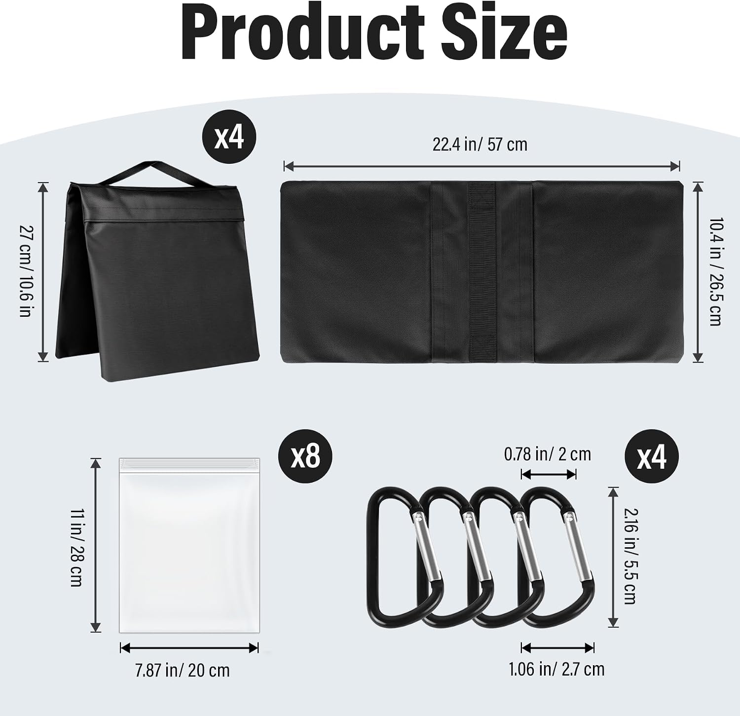 Detalle de Victiv Sand Bags 4 Pack, 11.7kg max