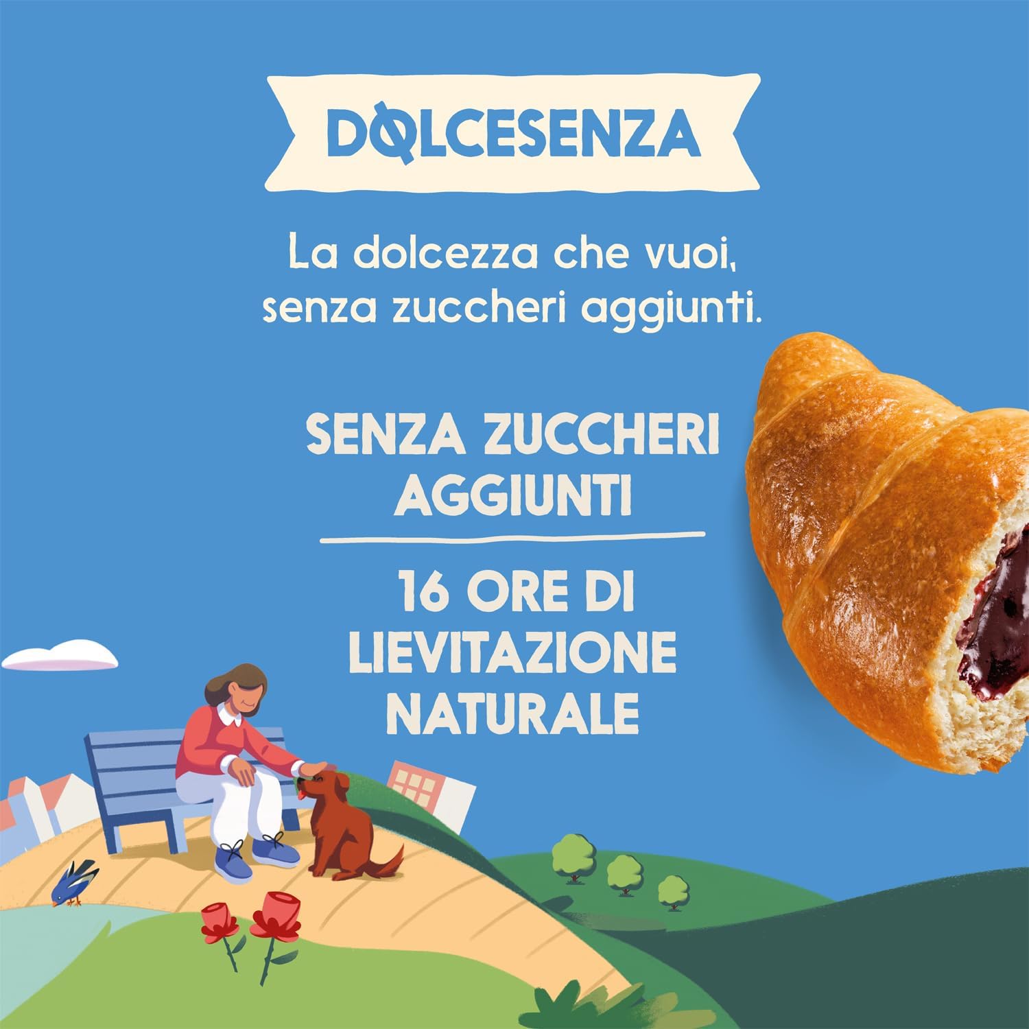Detalle 2 de Misura Cornetti alla Ciliegia Dolcesenza – Senza Zuccheri Aggiunti, 298 g