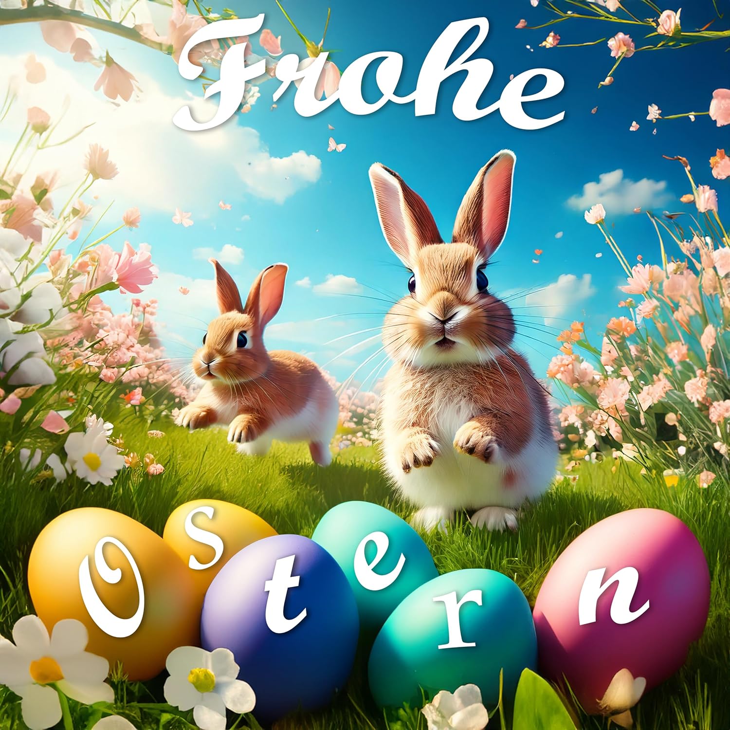 Thumbnail 7 de com-four® 3X Bolsas de Regalo de Pascua 🐰 con Motivos Festivos