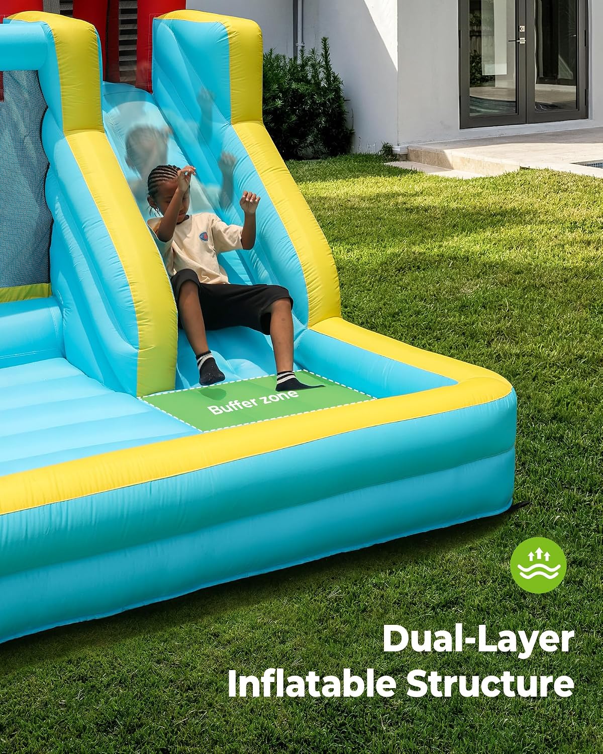Thumbnail 5 de Outfunny Inflatable Bounce House 450W blower 🏰