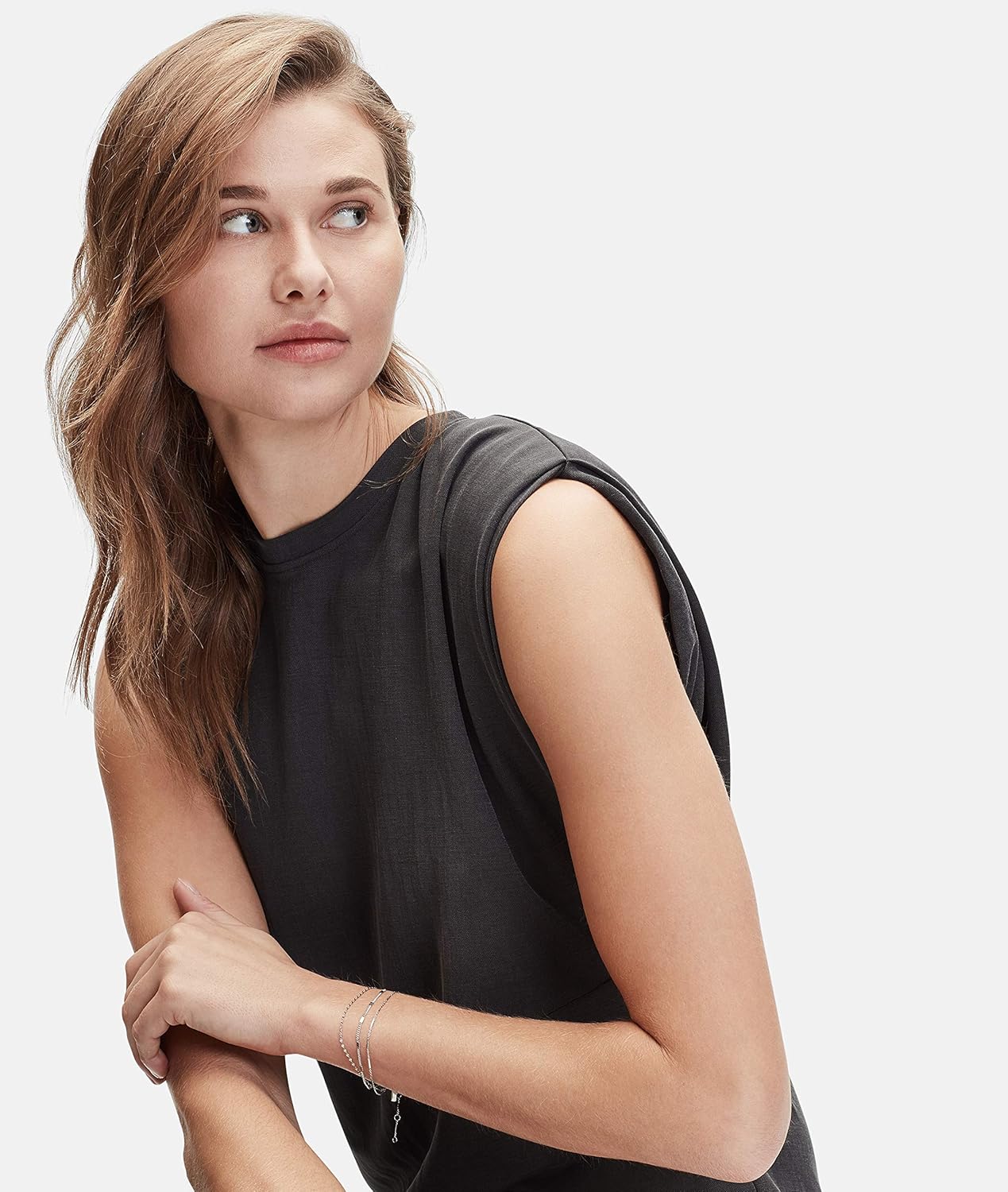 Detalle de LIEBESKIND BERLIN Armband – Layering-Optik aus Edelstahl, verstellbar 17–22 cm
