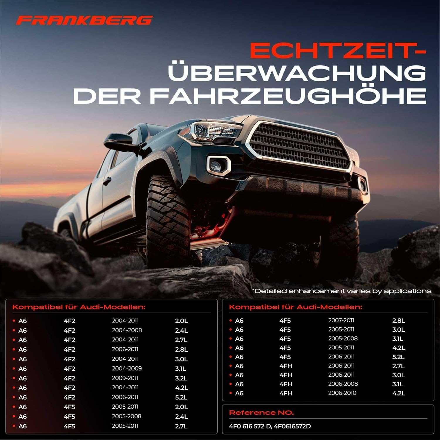 Thumbnail 2 de Frankberg Niveausensor Luftfederung hinten rechts 4F0616572D für Audi A6 Avant/A6 Allroad (4F2, 4F5, 4FH)